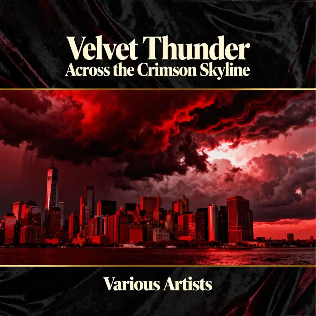 Velvet Thunder Across the Crimson Skyline