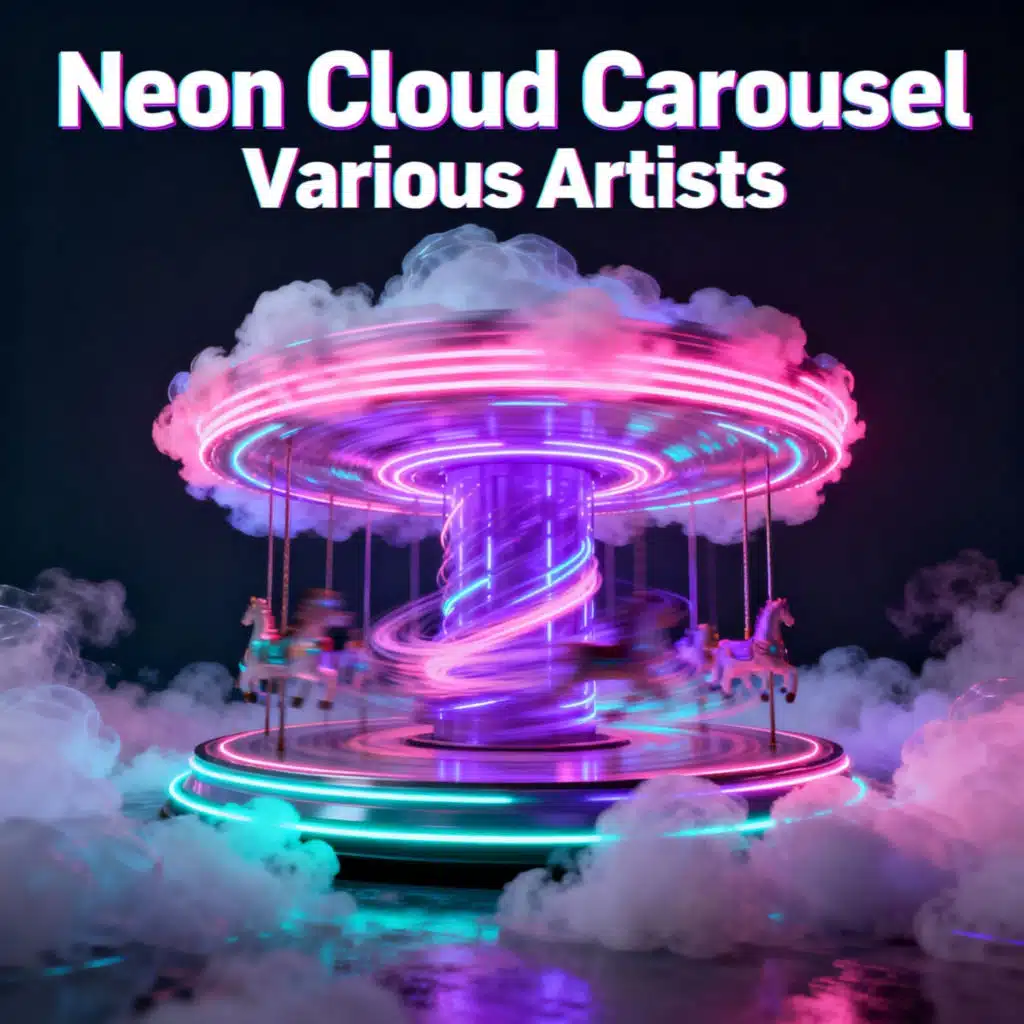 Neon Cloud Carousel