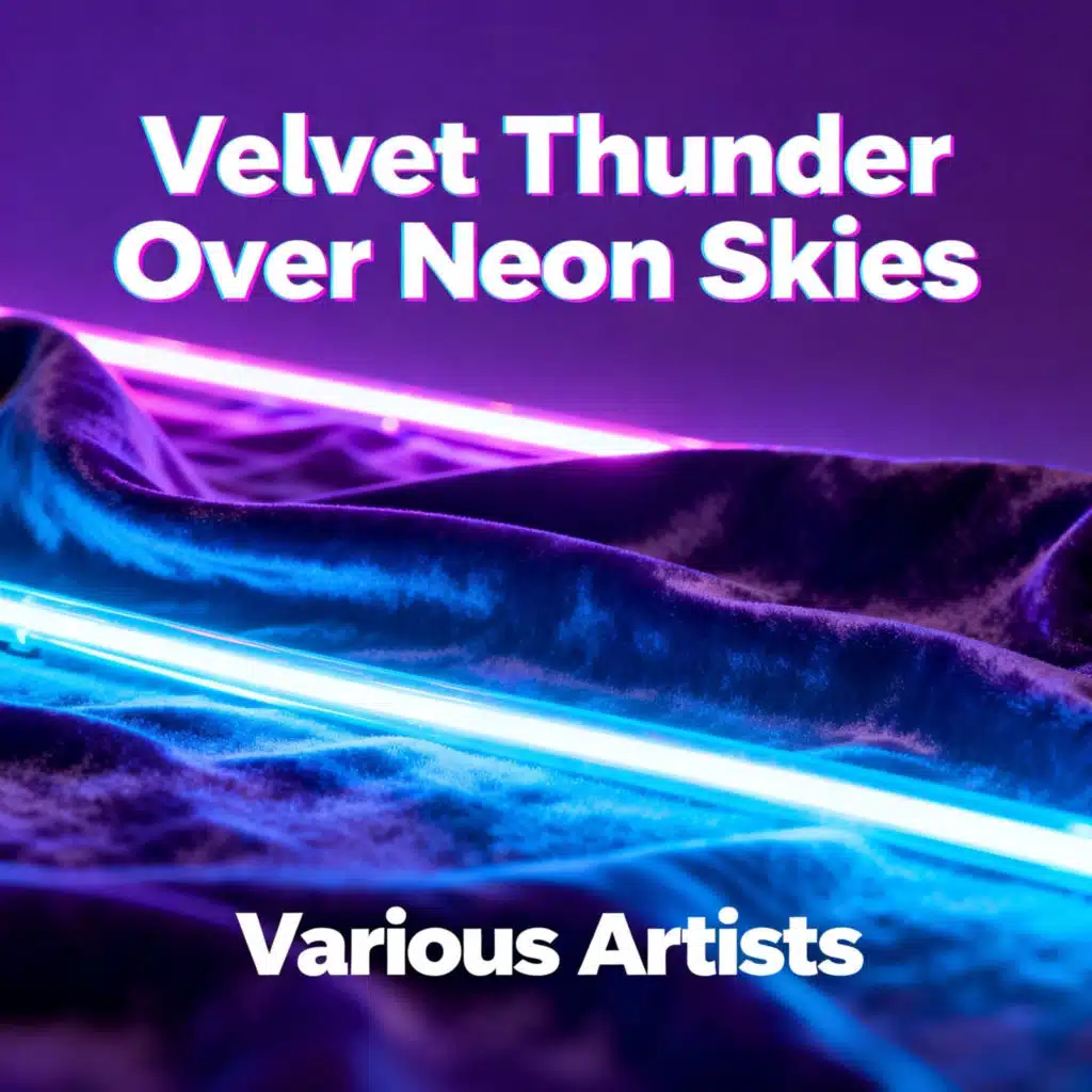 Velvet Thunder Over Neon Skies