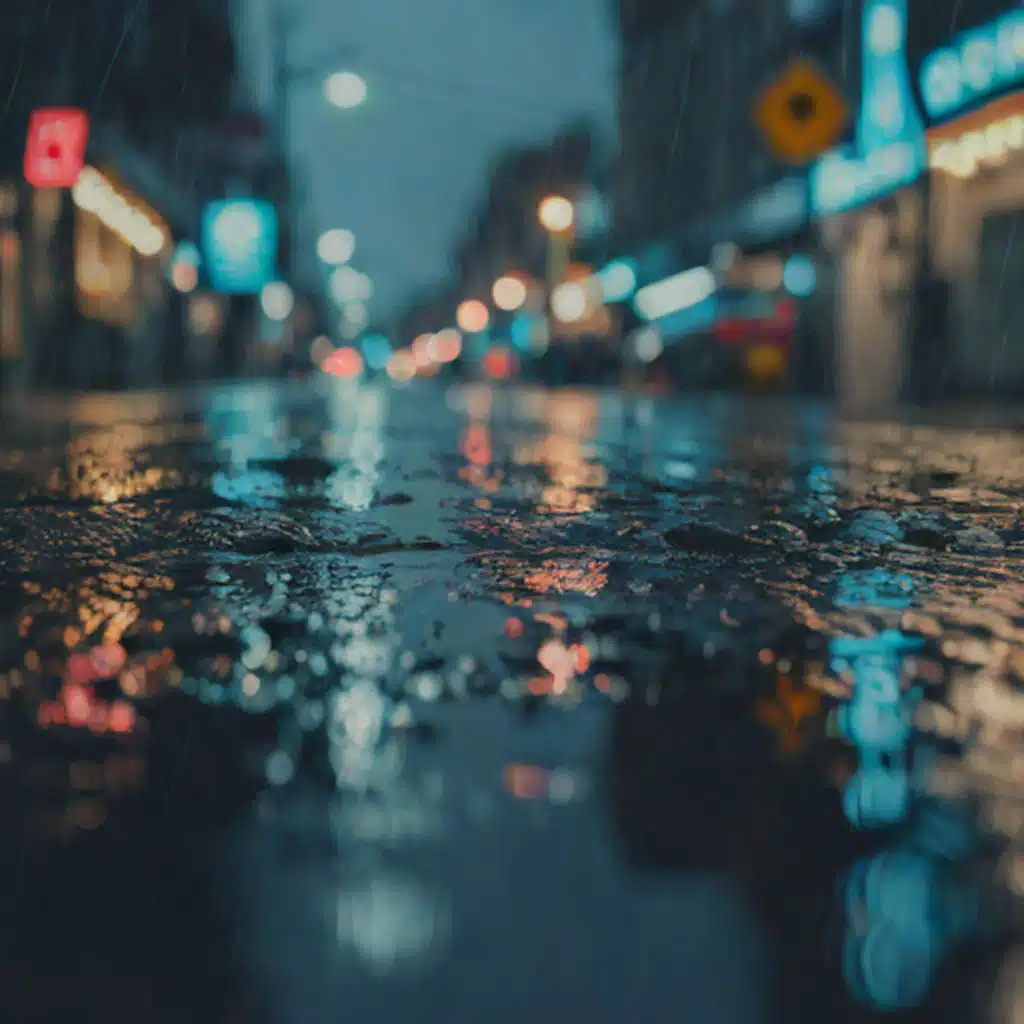 A Soft Rain Beneath Empty Rooms