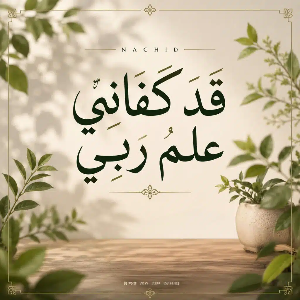 قد كفاني علم ربي