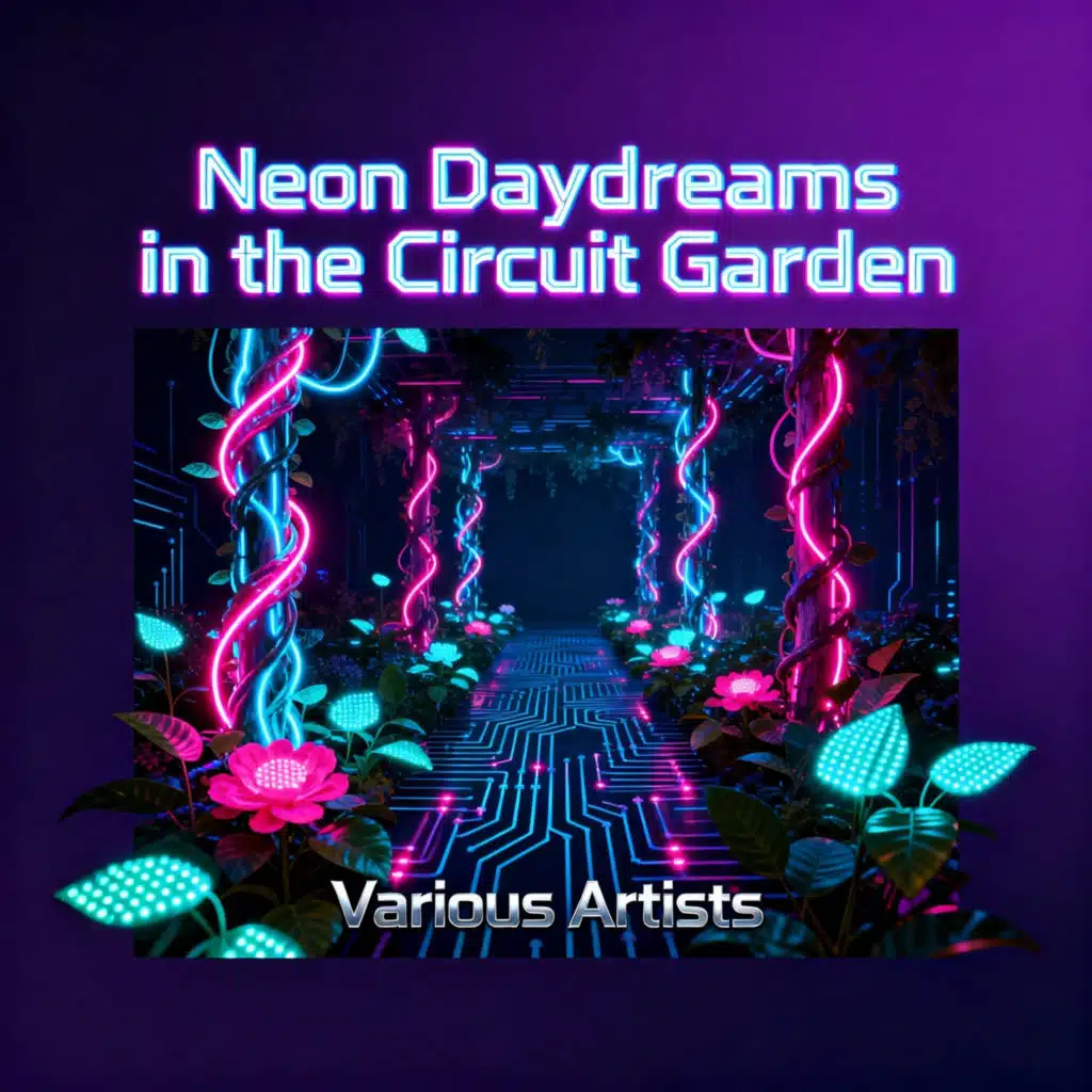 Neon Daydreams in the Circuit Garden