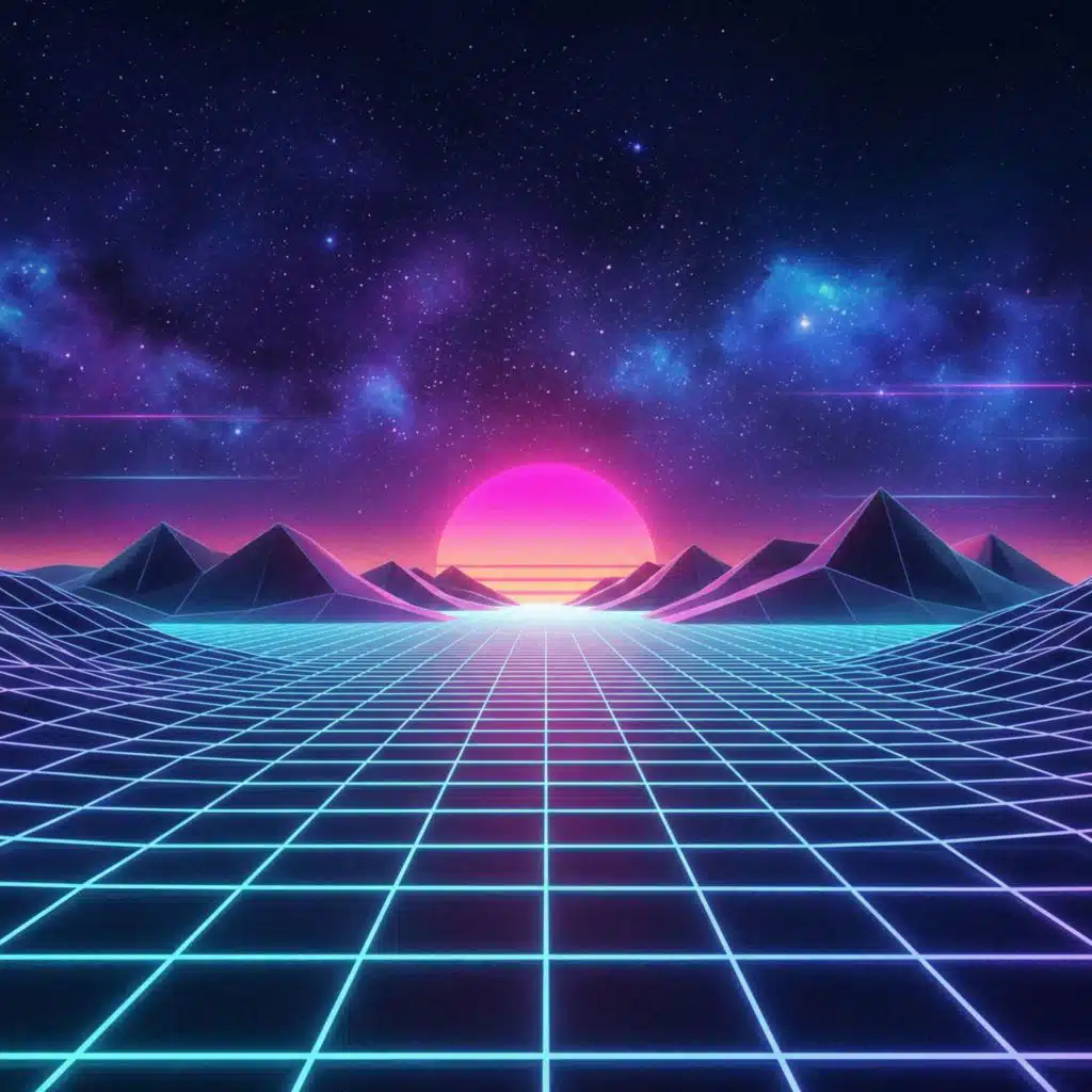 Synthetic Skies: Retro Chillwave for Study & Work