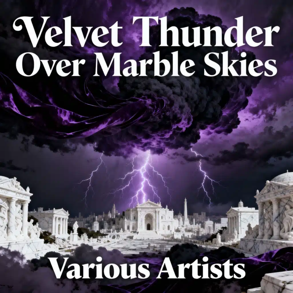 Velvet Thunder Over Marble Skies