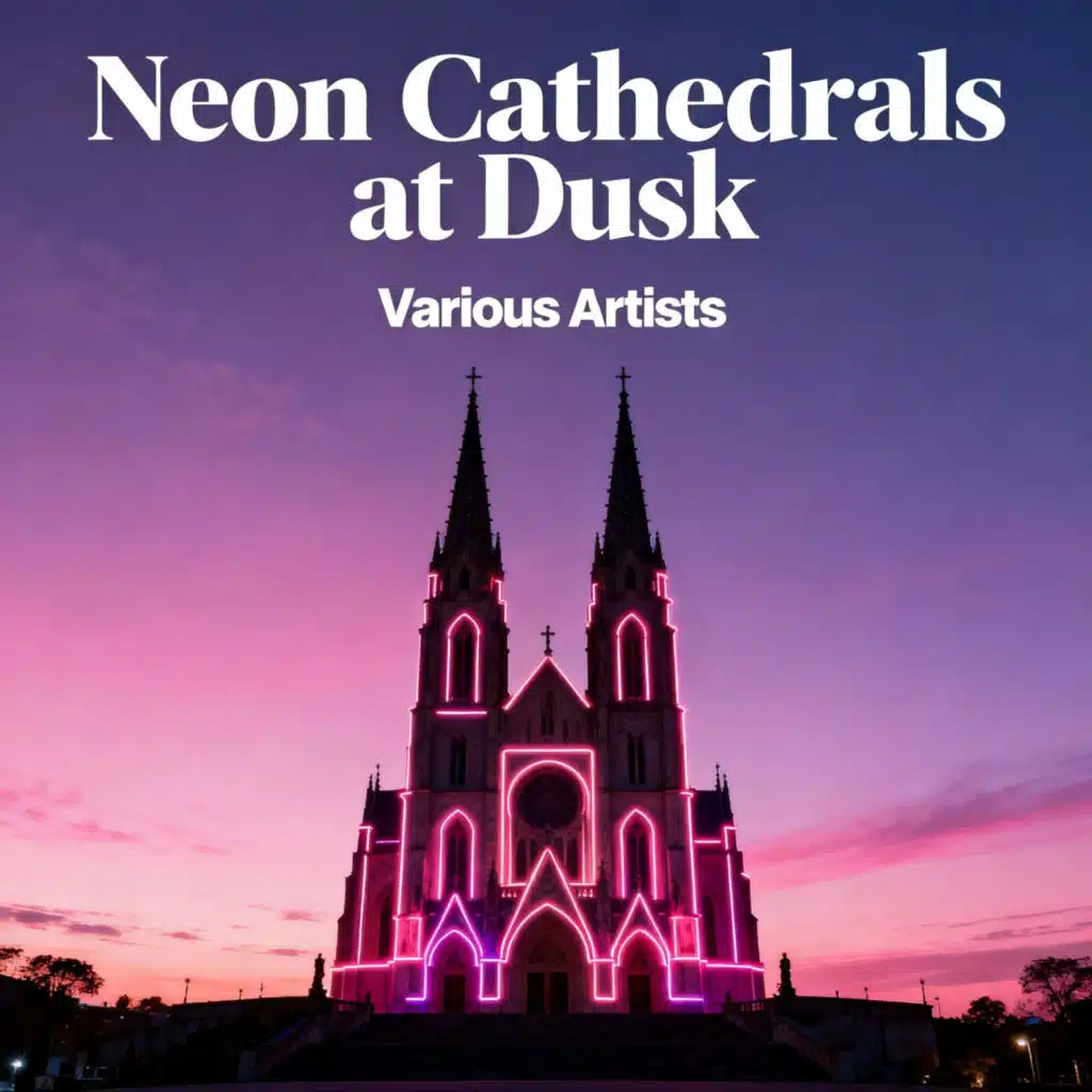Neon Cathedrals at Dusk