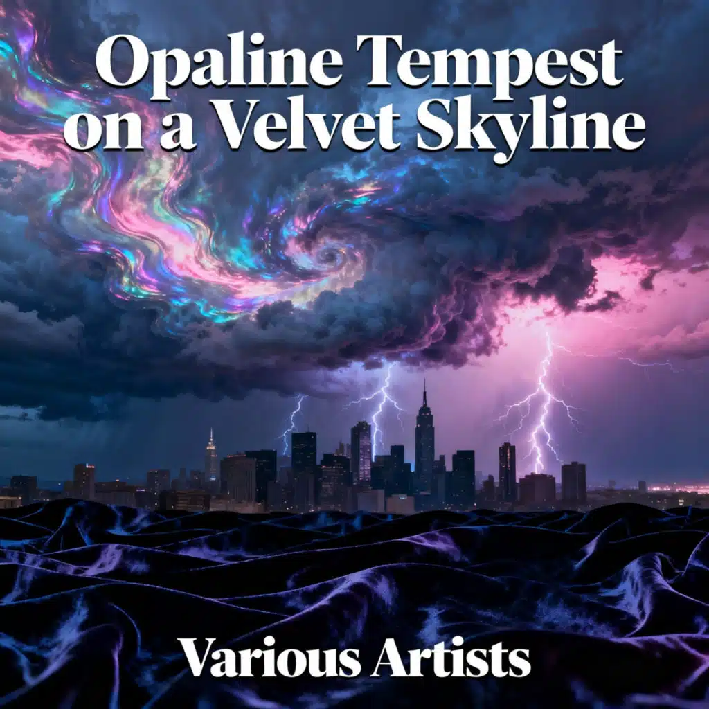 Opaline Tempest on a Velvet Skyline