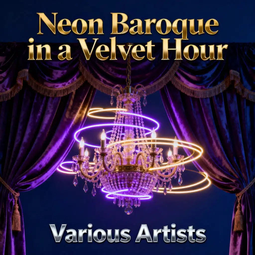 Neon Baroque in a Velvet Hour