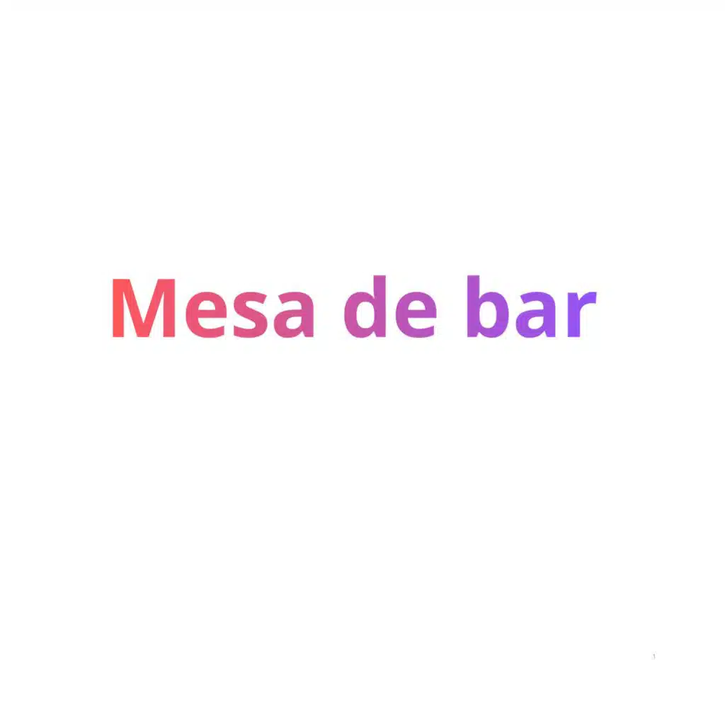Mesa de bar