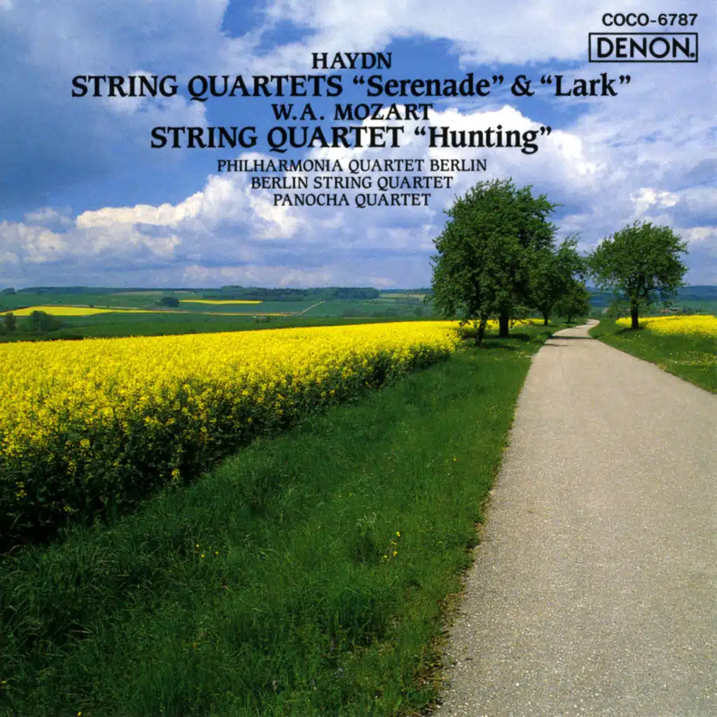 Haydn: String Quartet "Serenade", Hob. III: 17 & "Lark", Hob. III: 63 / W.A. Mozart: String Quartet No. 17, K. 458