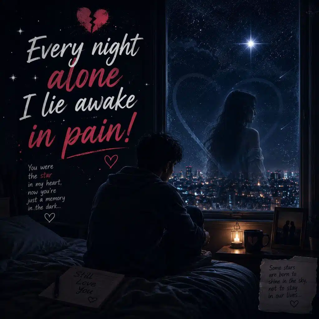 Every night alone I lie awake in pain!