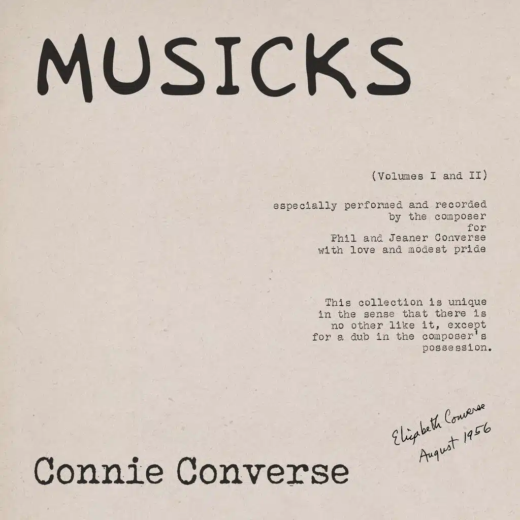 Musicks: Volumes I and II