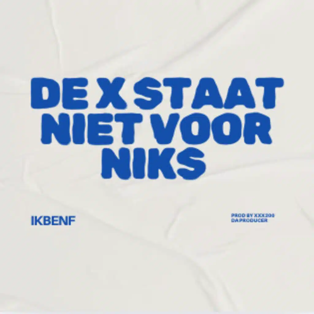 DE X STAAT NIET VOOR NIKS