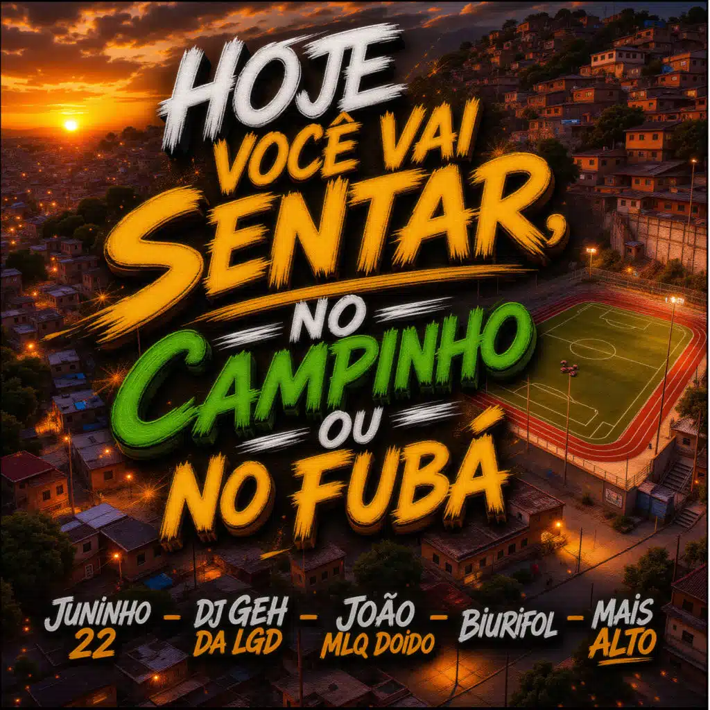 Hoje Voce Vai Sentar, no Campinho ou no Fuba