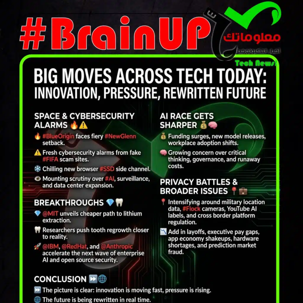 #BrainUp كبر دماغك اخبار التكنولوجيا اليوم 29 مايو 2026