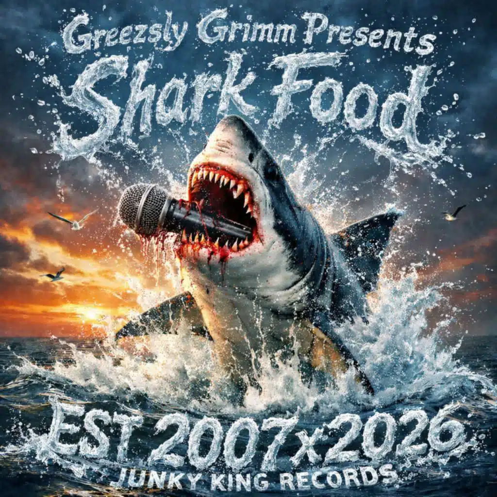 Greezsly Grimm Presents Sharkfood EST 2007-2026