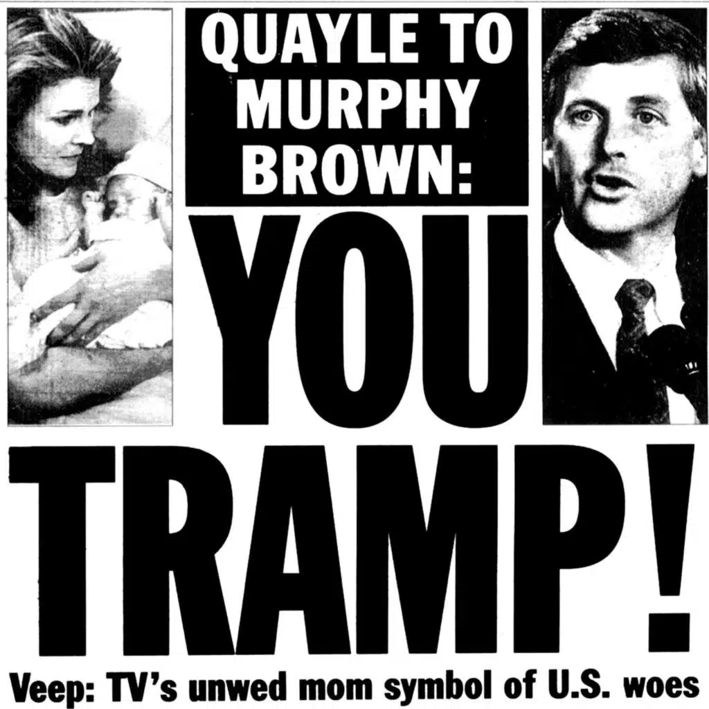 Murphy Brown, Dan Quayle and Damage (Erotic 90’s, Part 7)