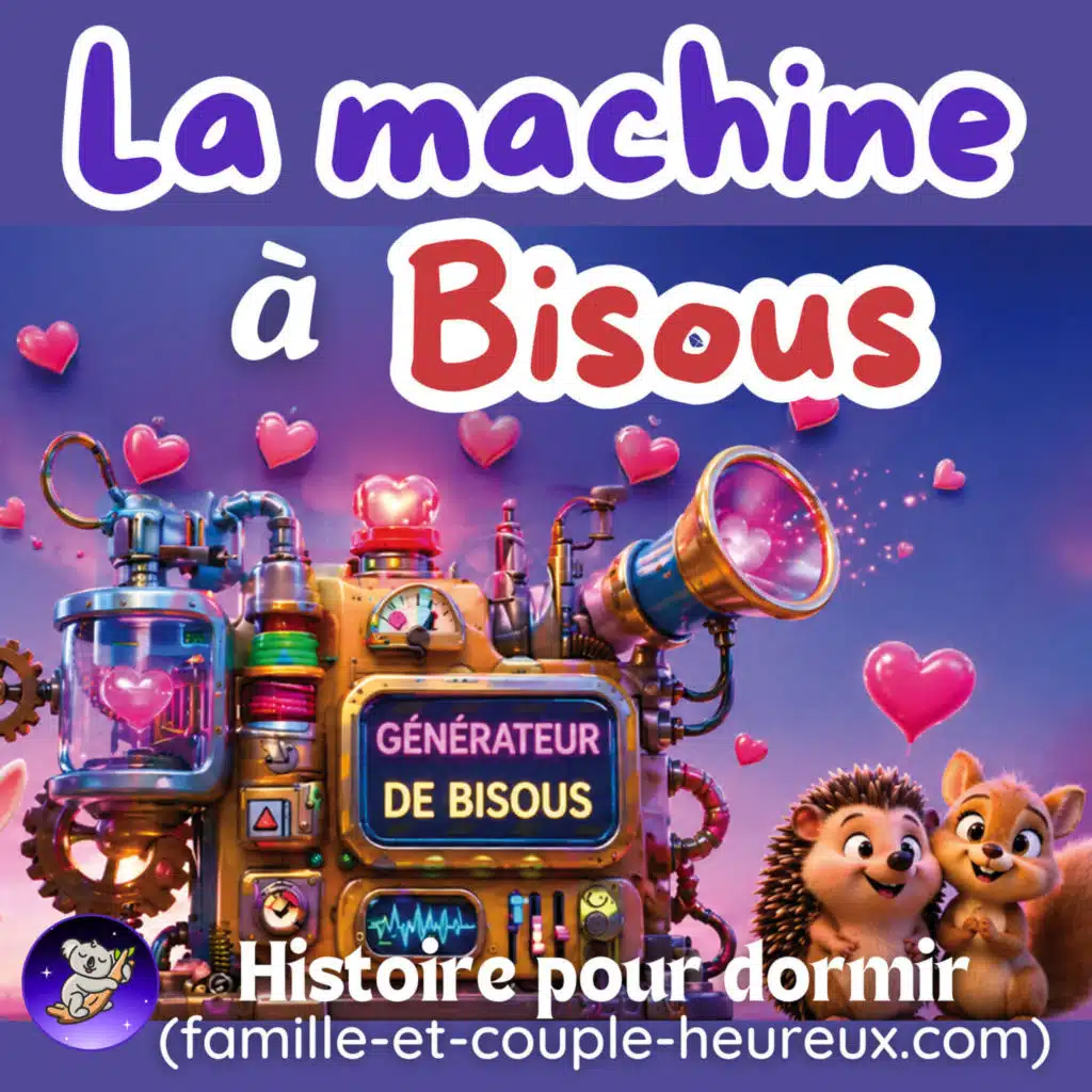 La Machine à Bisous 💛 | Histoire pour s’endormir 🌙 | Histoire du soir enfant | Patricia Histoires