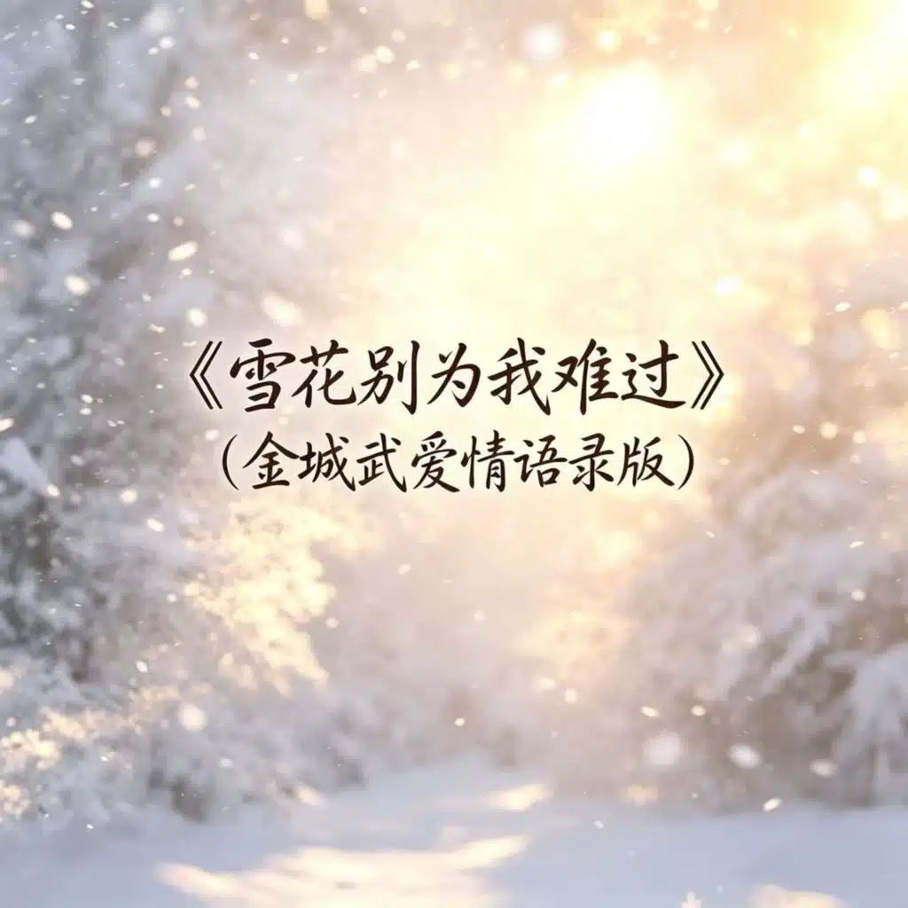 雪花别为我难过 (金城武爱情语录版)