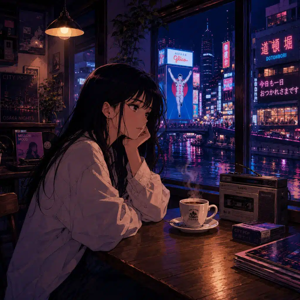 大阪の夜、ネオンの行方