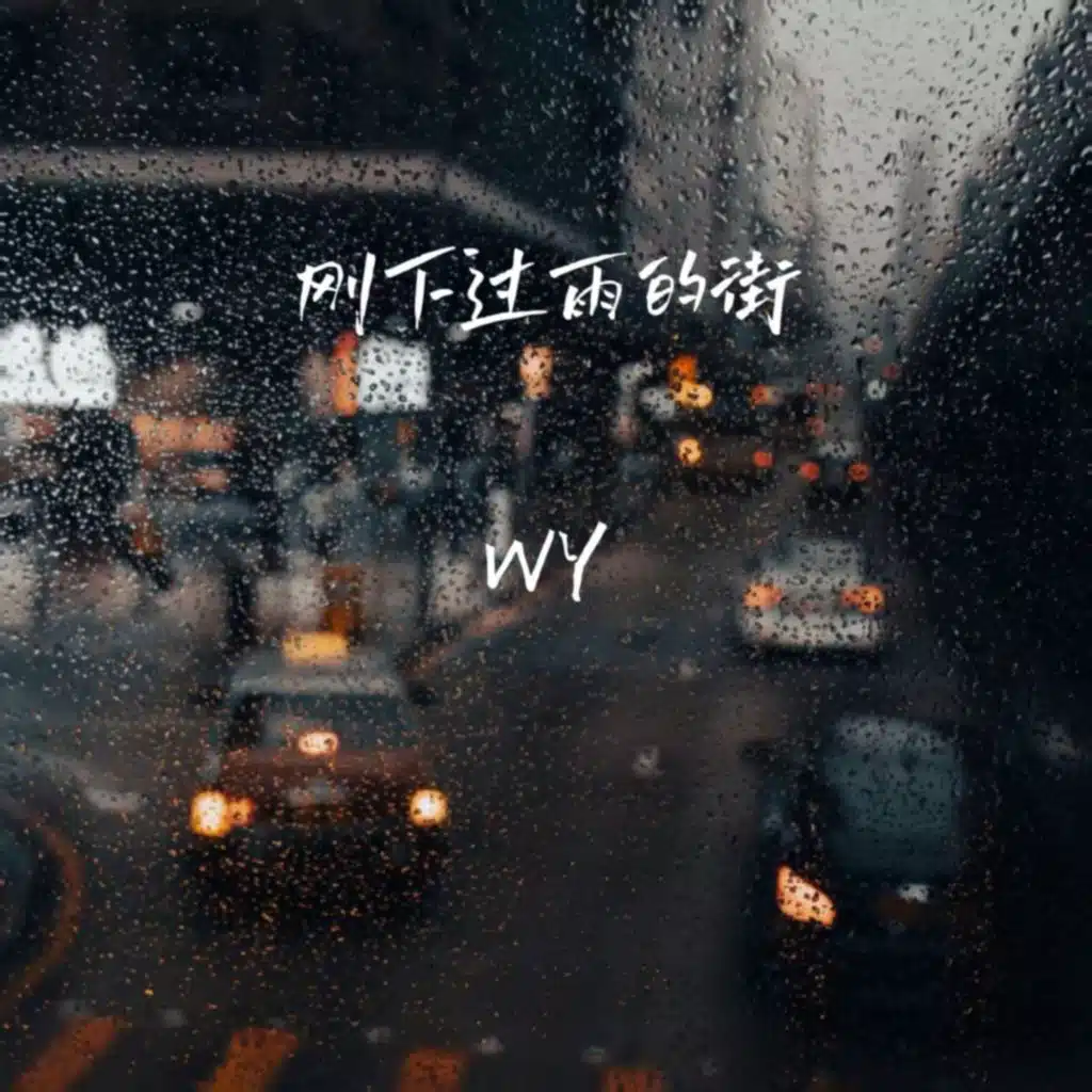 刚下过雨的街