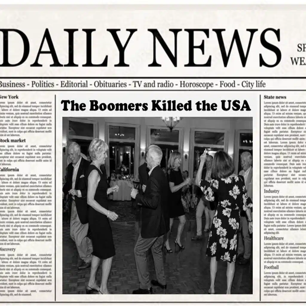 The Boomers Killed the USA