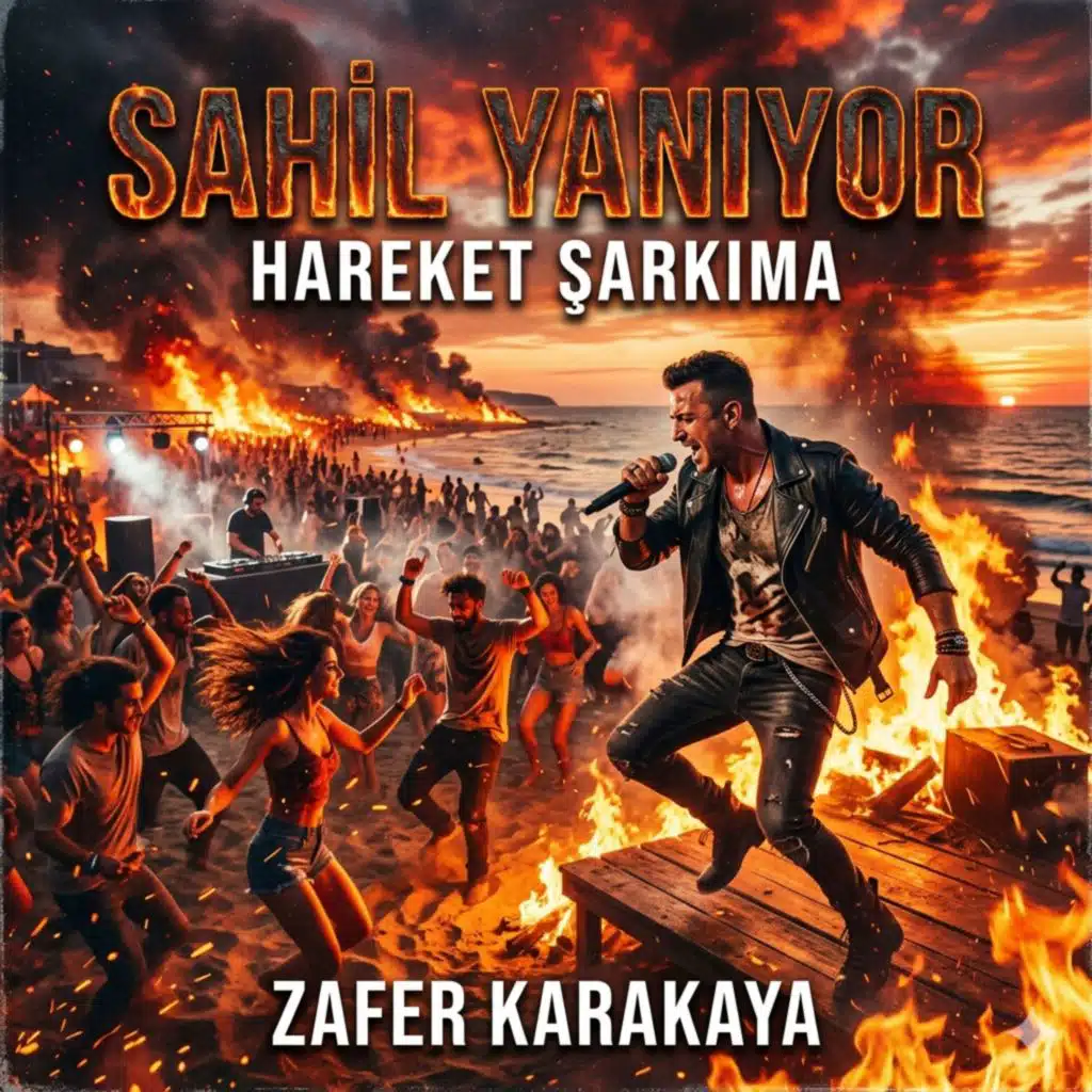 SAHİL YANIYOR