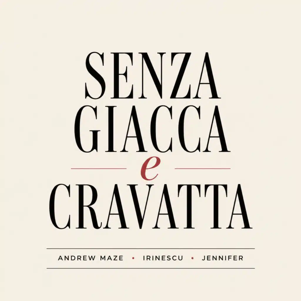 Senza giacca e cravatta