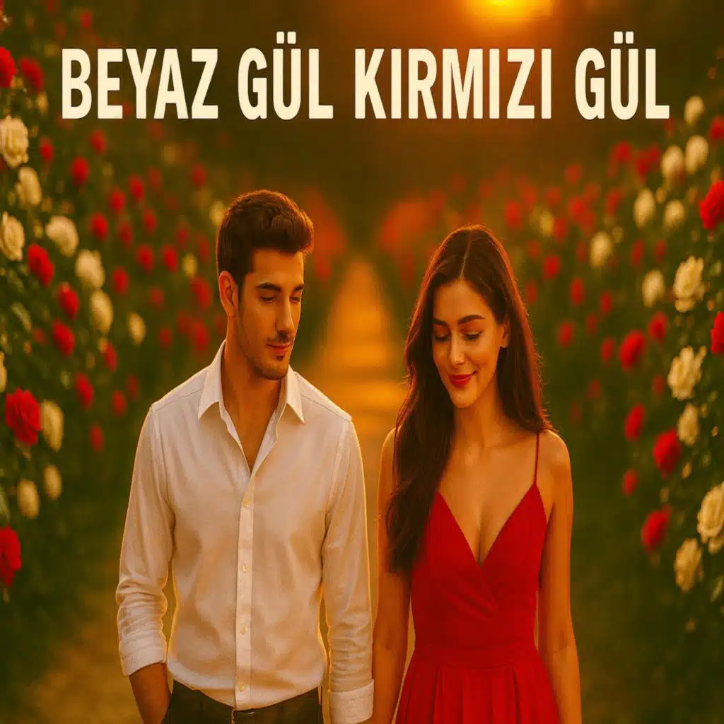 Beyaz Gül Kırmızı Gül