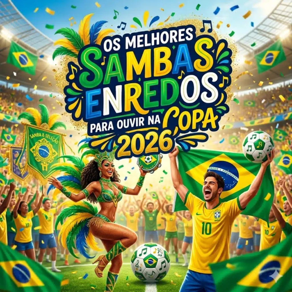 OS MELHORES SAMBAS ENREDO PARA OUVIR NA COPA 2026