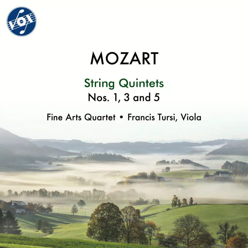 Mozart: String Quintets Nos. 1, 3 & 5