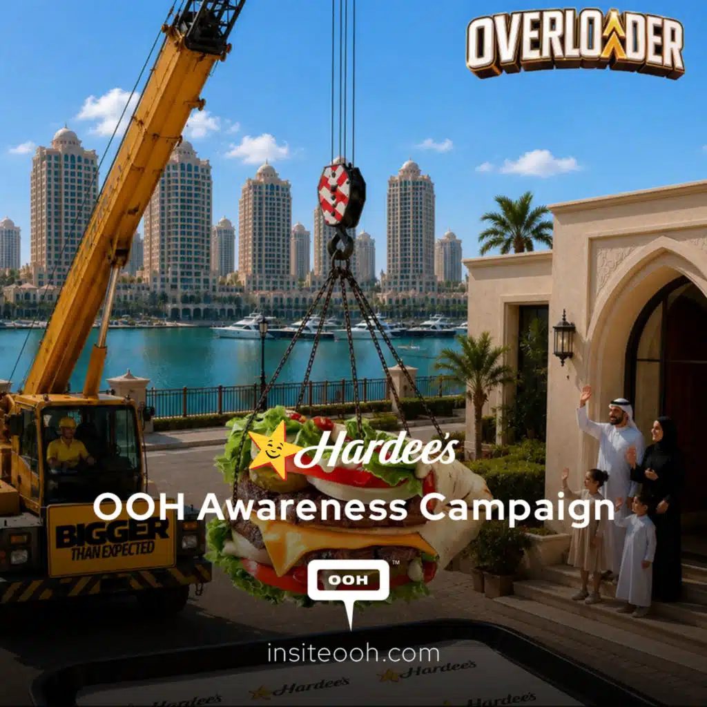 Hardee’s Turns Up the Volume on Value With Massive ‘Overloader’ OOH Campaign