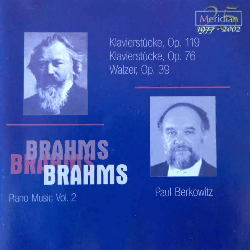 Brahms Piano Music, Vol. 2