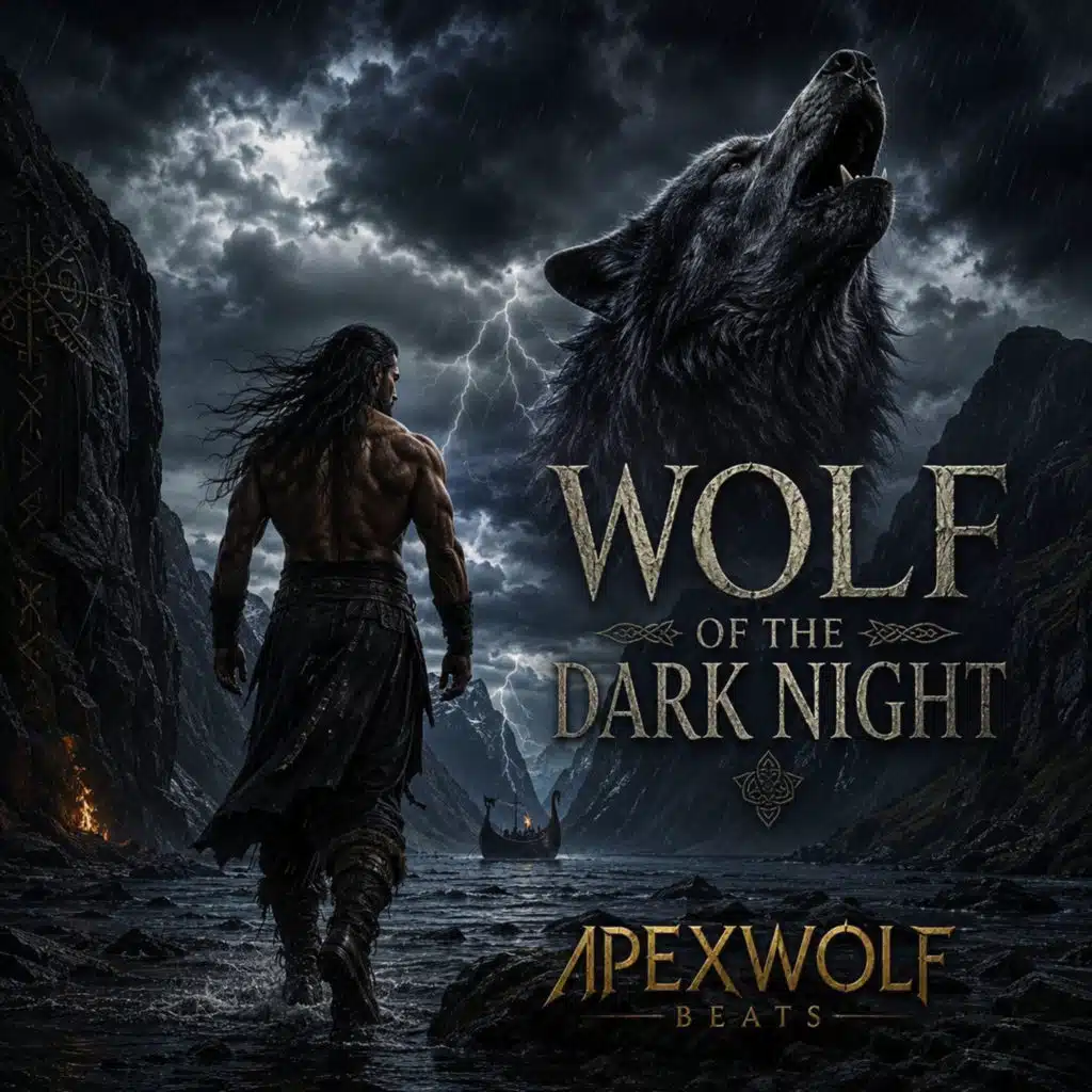 wolf of the dark night