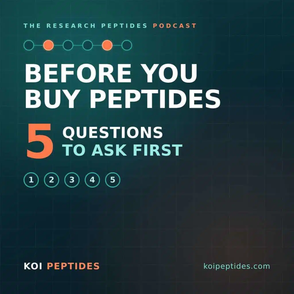 Before You Buy Peptides, Ask These 5 Questions