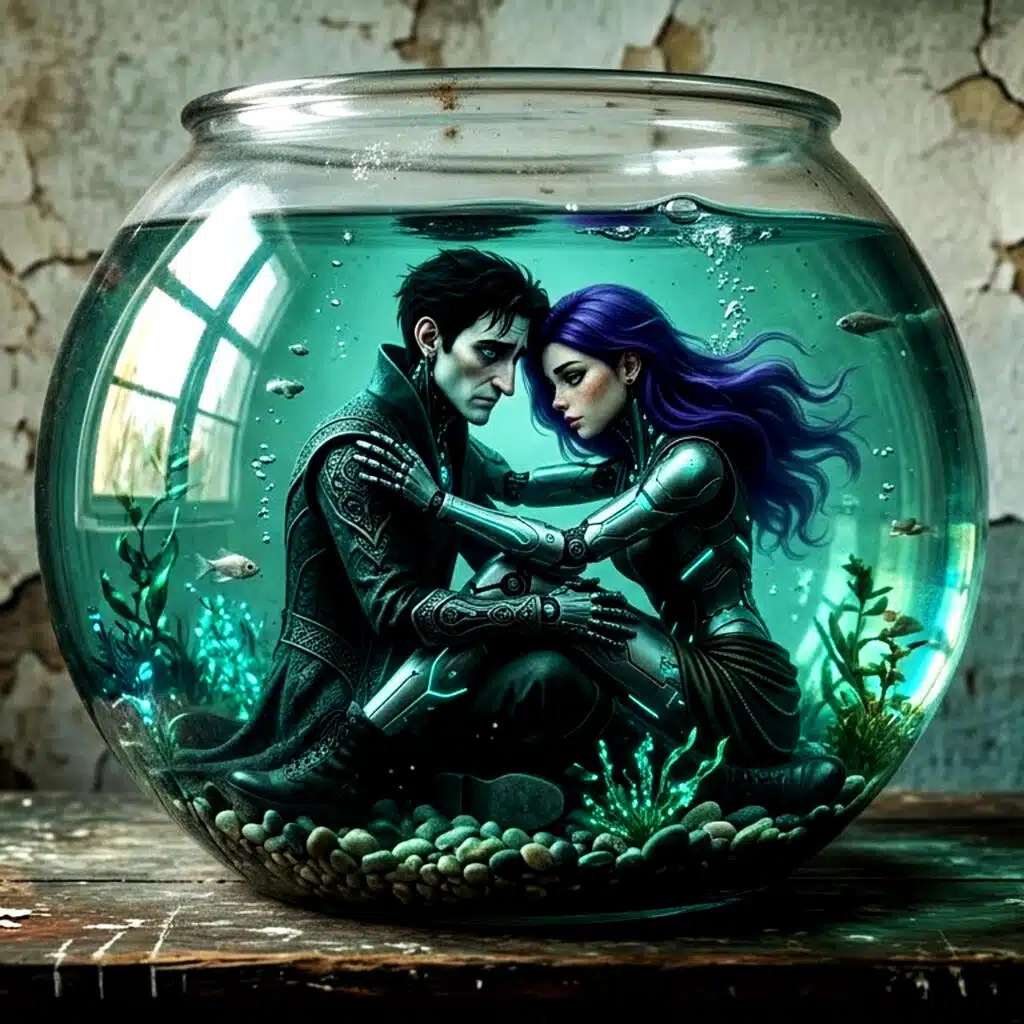 Glass Bowl Hearts