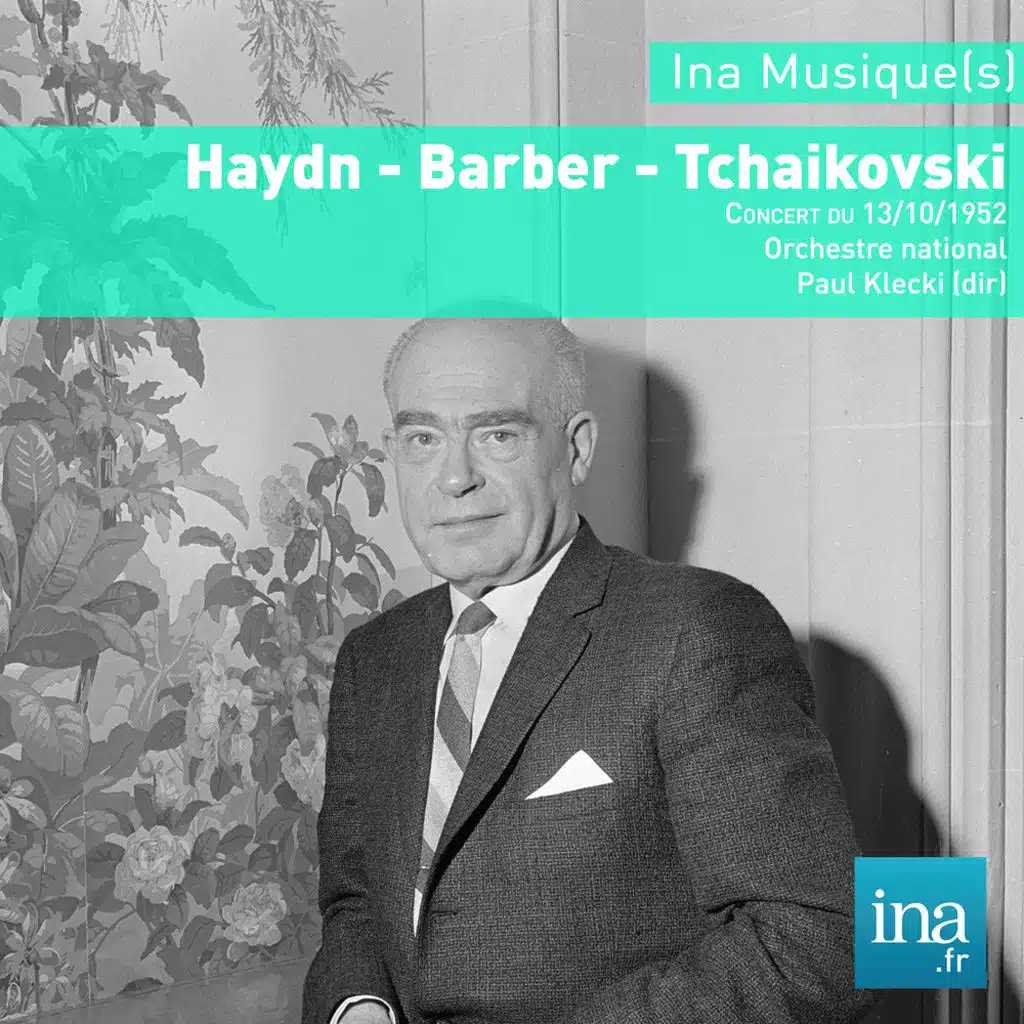 J. Haydn - S. Barber - P. I. Tchaïkovski, Orchestre National de la RTF, Concert du 13/10/1952, Paul Klecki (dir)