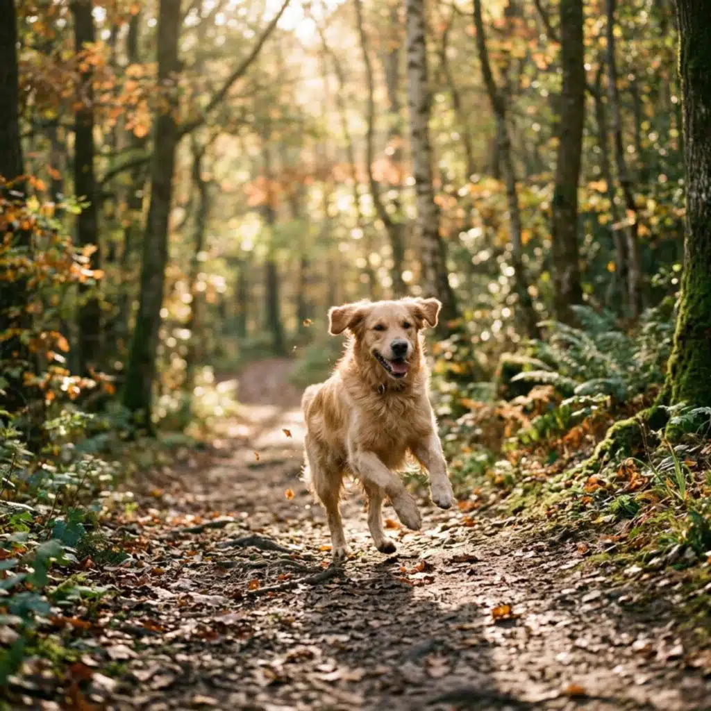 Running Through Soft Light
