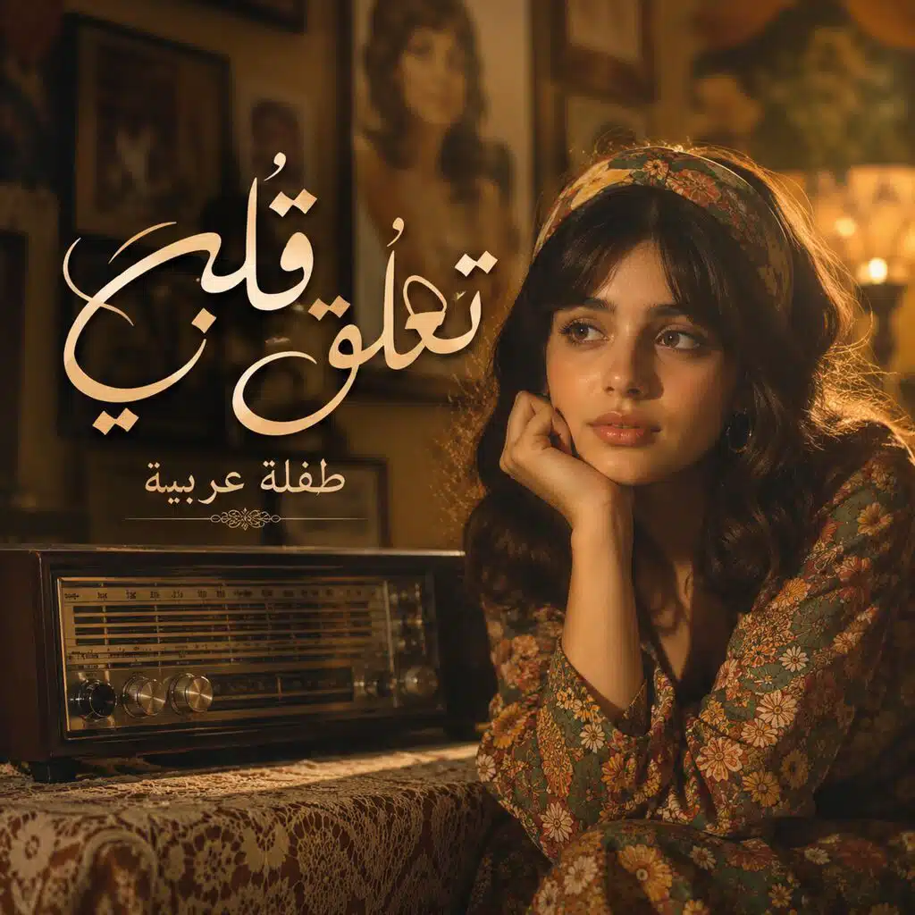 تعلق قلبي طفلة عربية