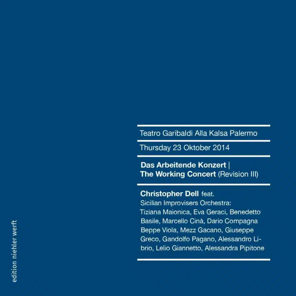 The Working Concert Revision III