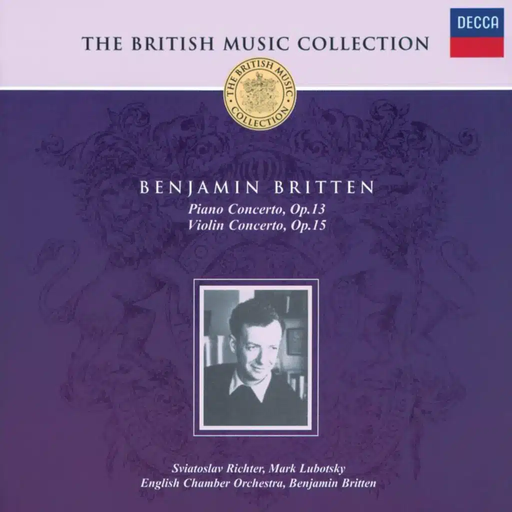 Mark Lubotsky, Sviatoslav Richter, English Chamber Orchestra & Benjamin Britten