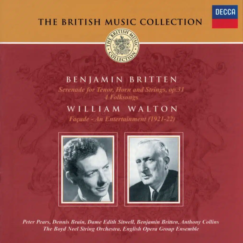 Britten: Serenade for Tenor, Horn & Strings/Walton: Façade
