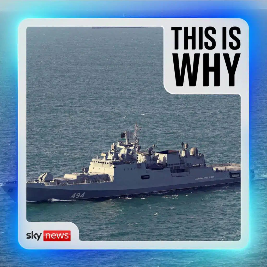 Why are Russian warships in the English Channel?
