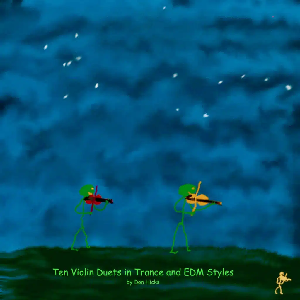Ten Violin Duets in Trance and Edm Styles