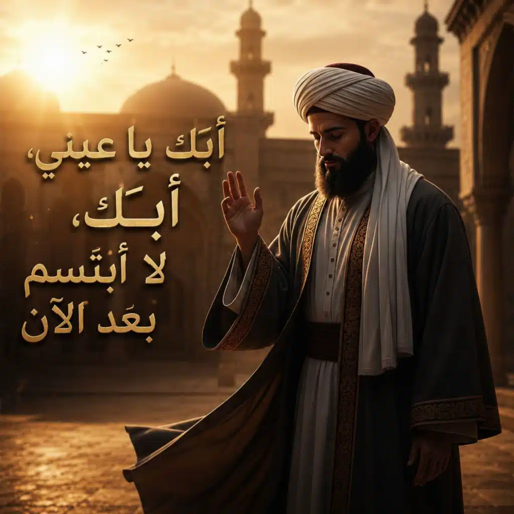 أبكِ يا عيني، أبكِ، لا أبتسم بعد الآن