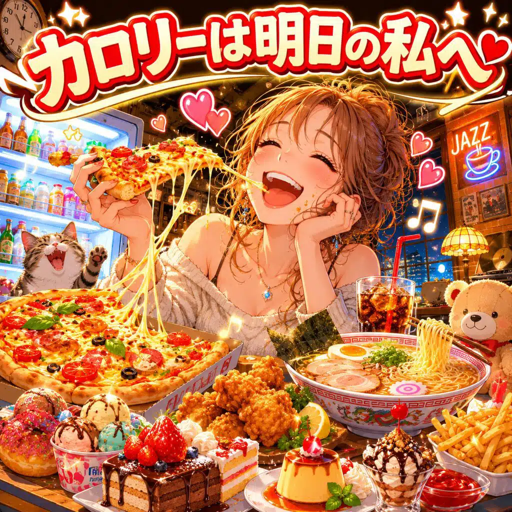 カロリーは明日の私へ