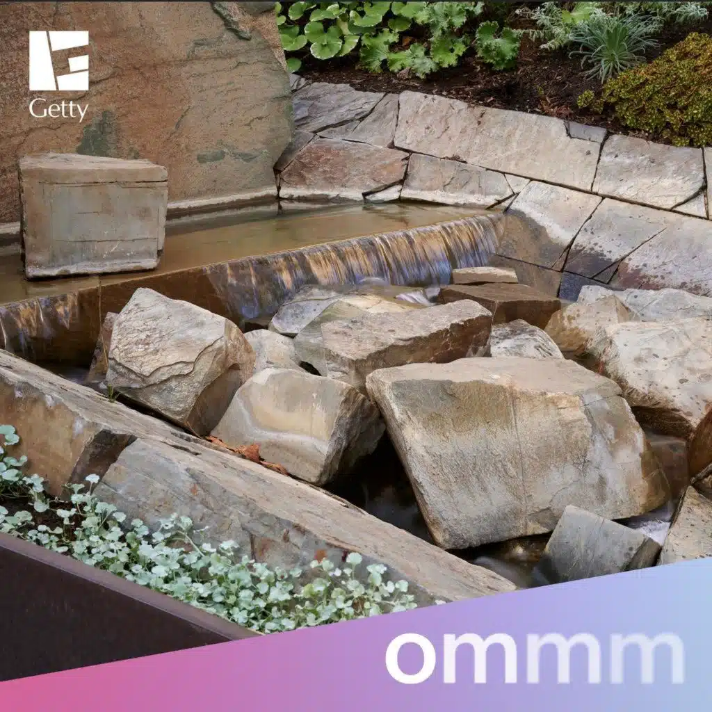 Flowing Water Meditation in Robert Irwin’s Central Garden