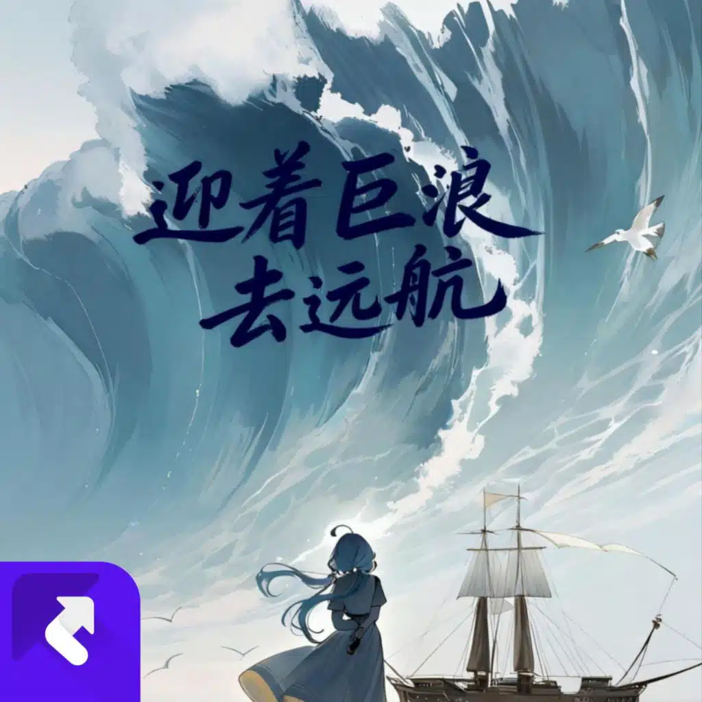 迎着巨浪去远航