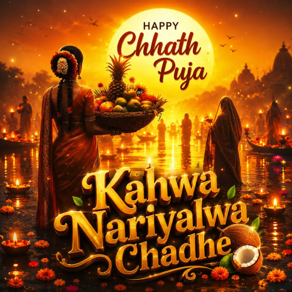 Kahwa Nariyalwa Chadhe Chalale Ge - Chhath Puja