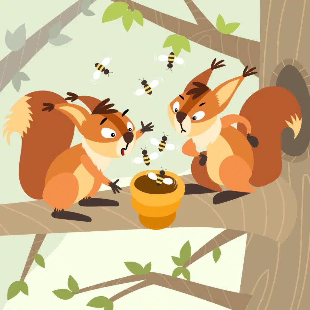 The Squirrels and the Bees-Storytelling Podcast for Kids:E361