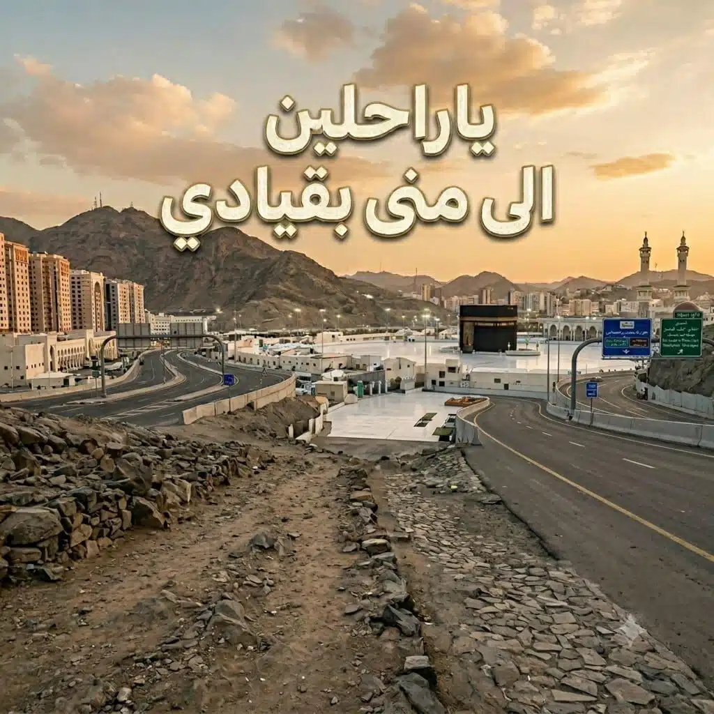 ياراحلين الى منى بقيادي صوت مبحوح
